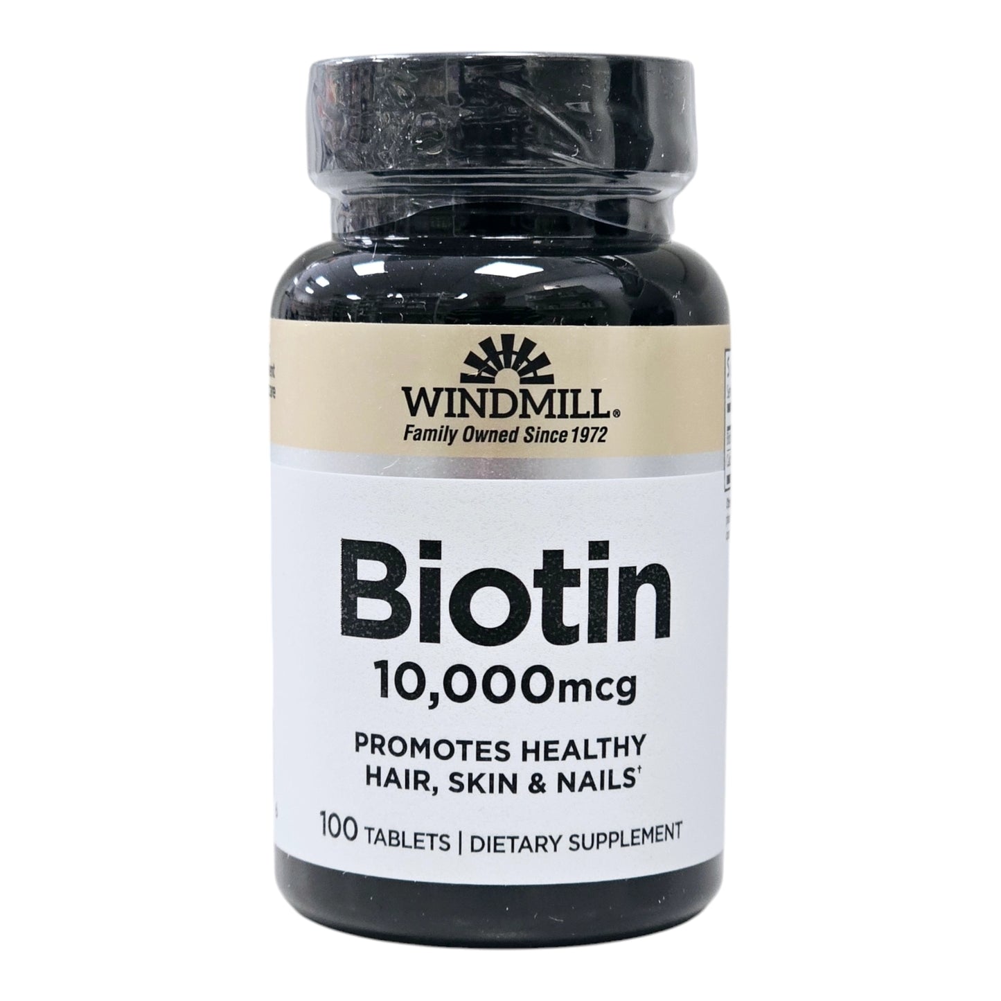 Biotin 10,000mcg (10mg), 100 tablets