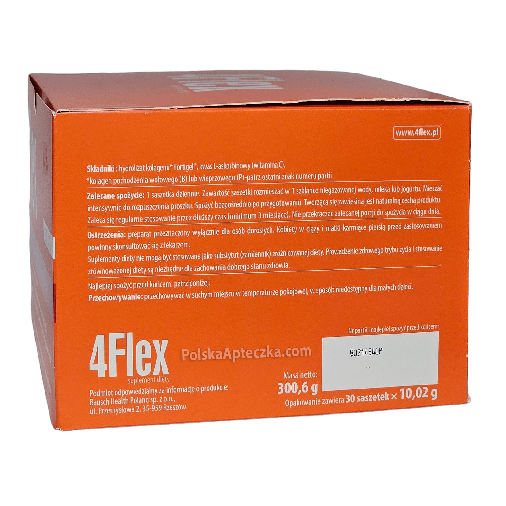 4Flex Collagen with Vitamin C 30 sachets – Apteczka | Proton Nutrition