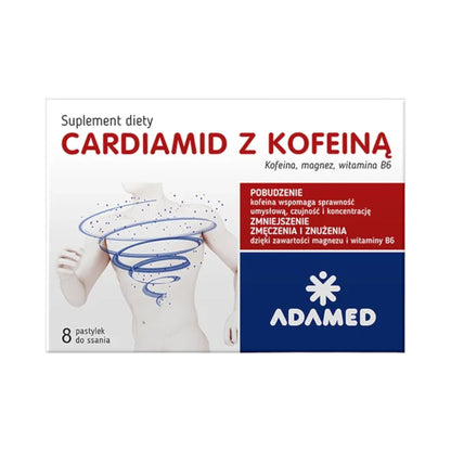 Cardiamid with caffeine 8 lozenges