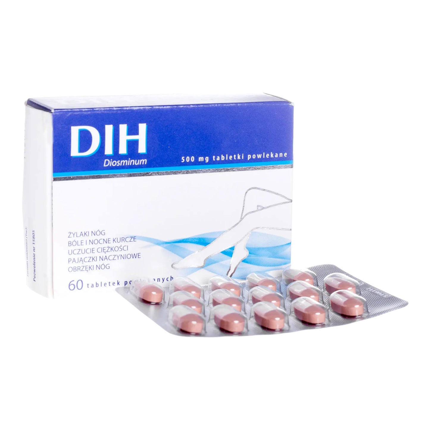 DIH Diosminum 500mg 60 tablets