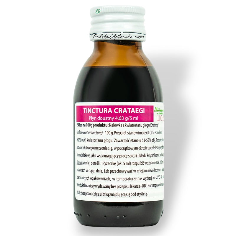 Tinctura Crataegi 100ml Głóg | Hawthorn