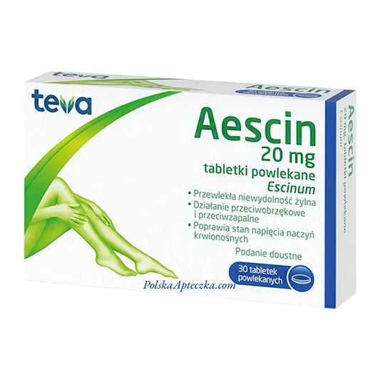 Aescin 20mg tablets