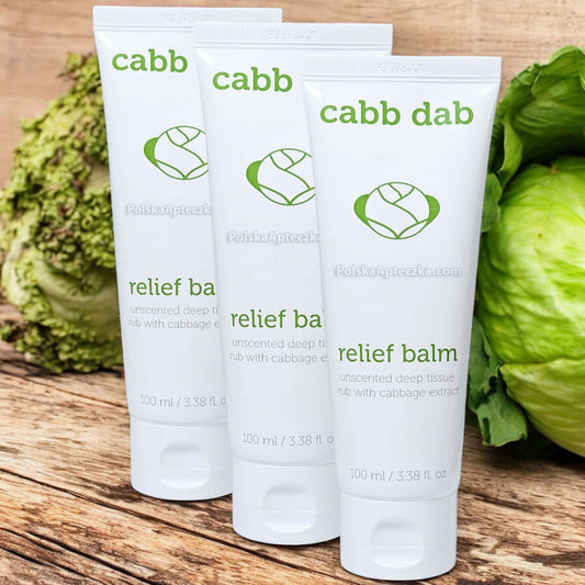 Cabb dab relief balm 3x100ml | Maść z kapusty