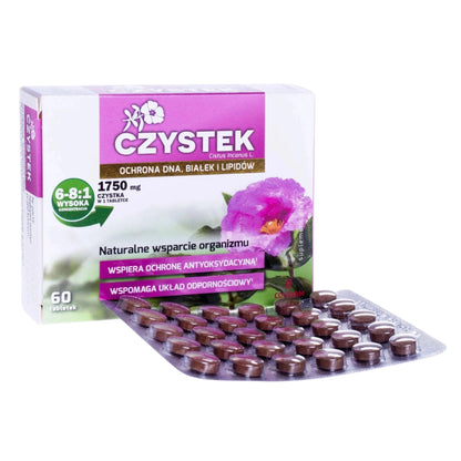 Czystek (Cistus Incanus L.) 1750mg, 60 Tablets – Colfarm