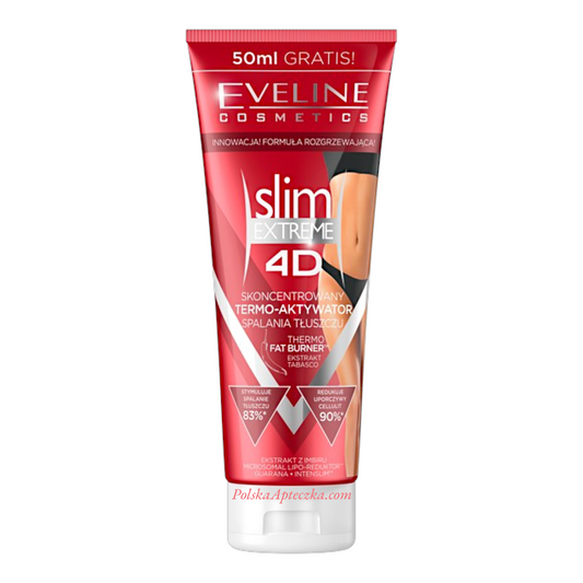 Eveline, Slim Extreme 4D, Thermo Fat Burner Activator, 250ml