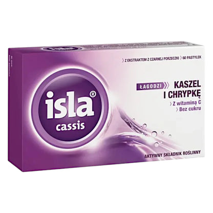 Isla Cassis, 30 Lozenges with Icelandic Moss Extract