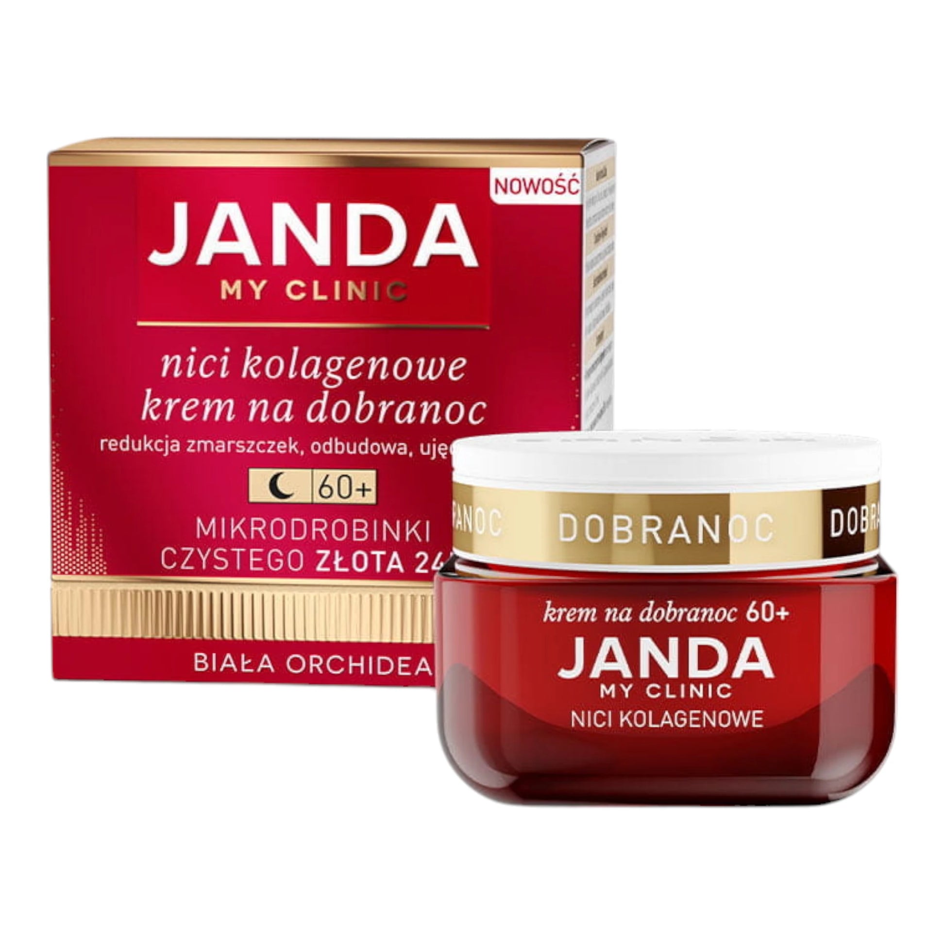 Janda 60+ Nici Kolagenowe krem na dobranoc 50ml