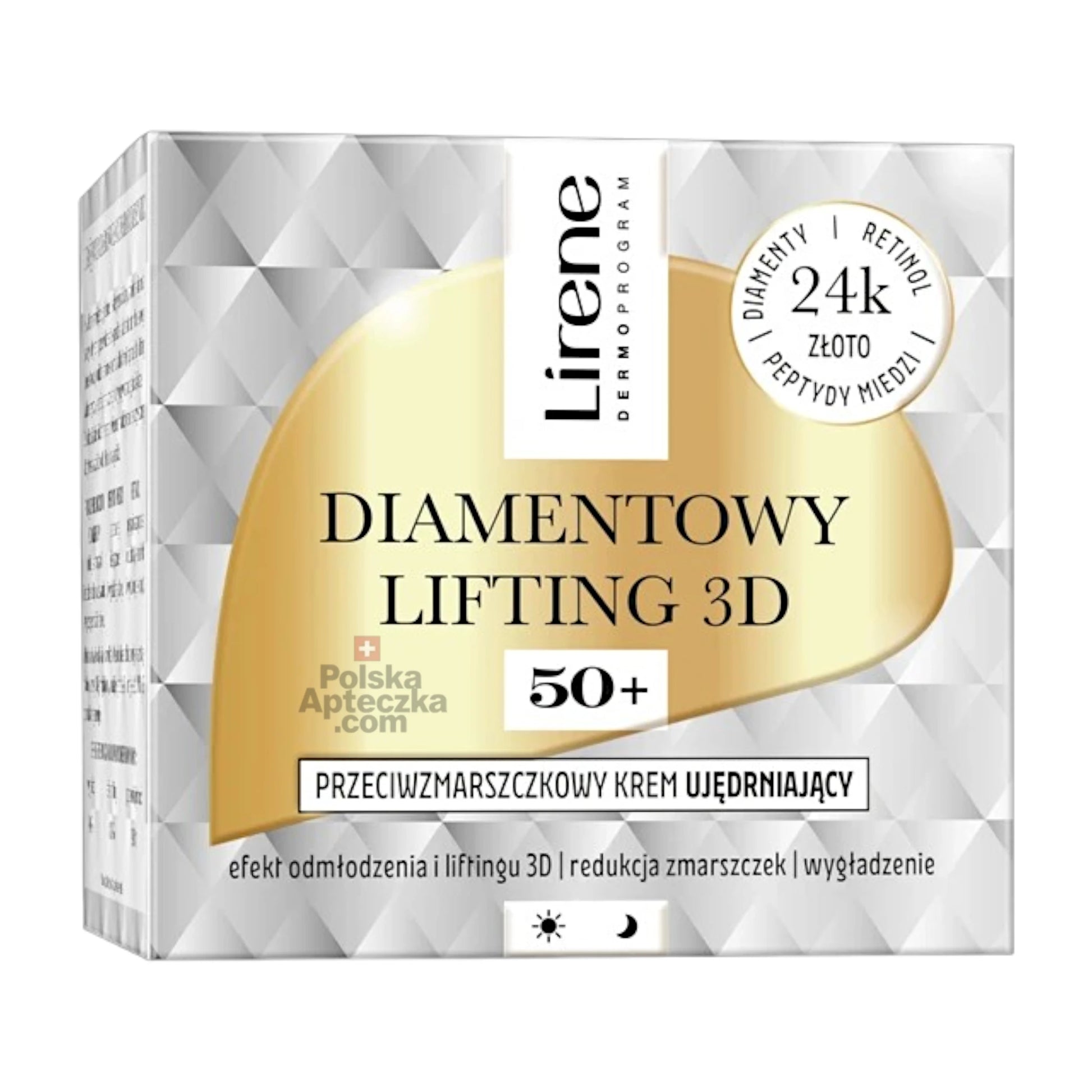 Lirene 50+ Diamond Lifting 3D Anti-Wrinkle Firming Cream 50g