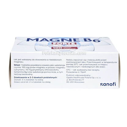 Magne B6 Forte 100 tablets