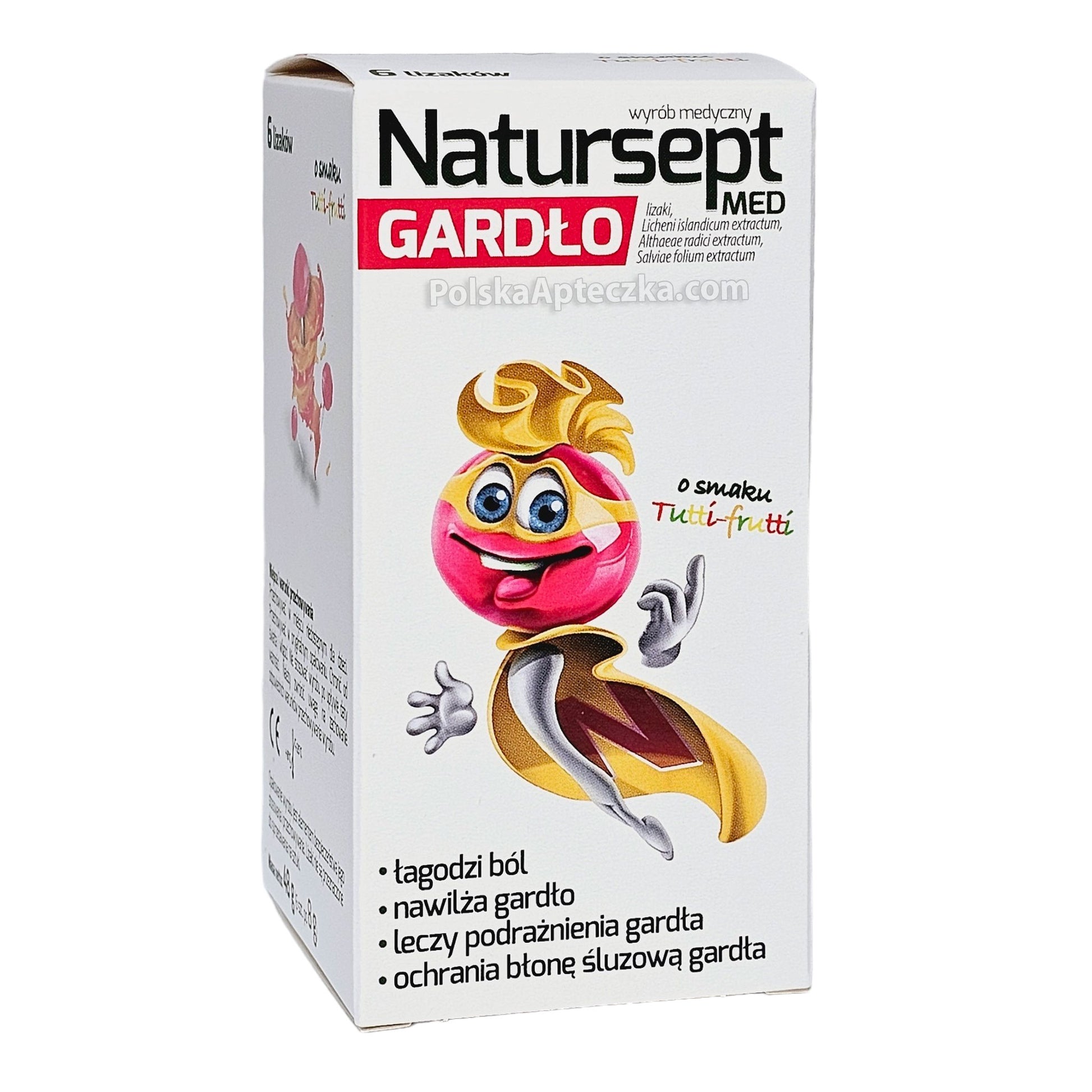 Natursept MED Throat Lozenges - Tutti-frutti