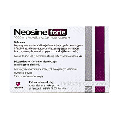 Neosine Forte 1,000mg 10 tablets