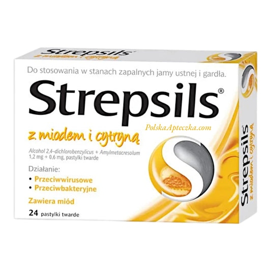 Strepsils Honey and Lemon Lozenges 24s