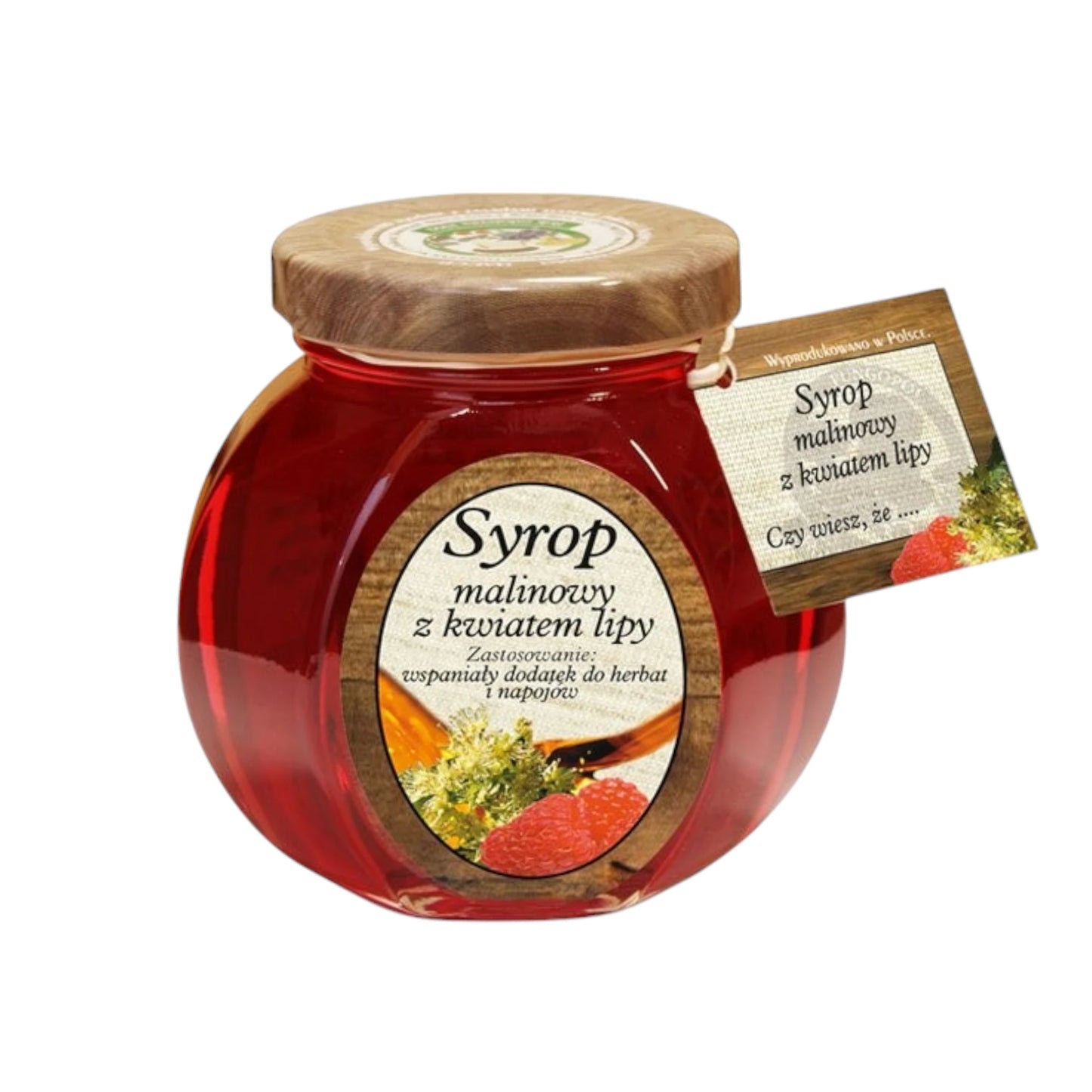 Syrop malinowy z kwiatem lipy 150ml