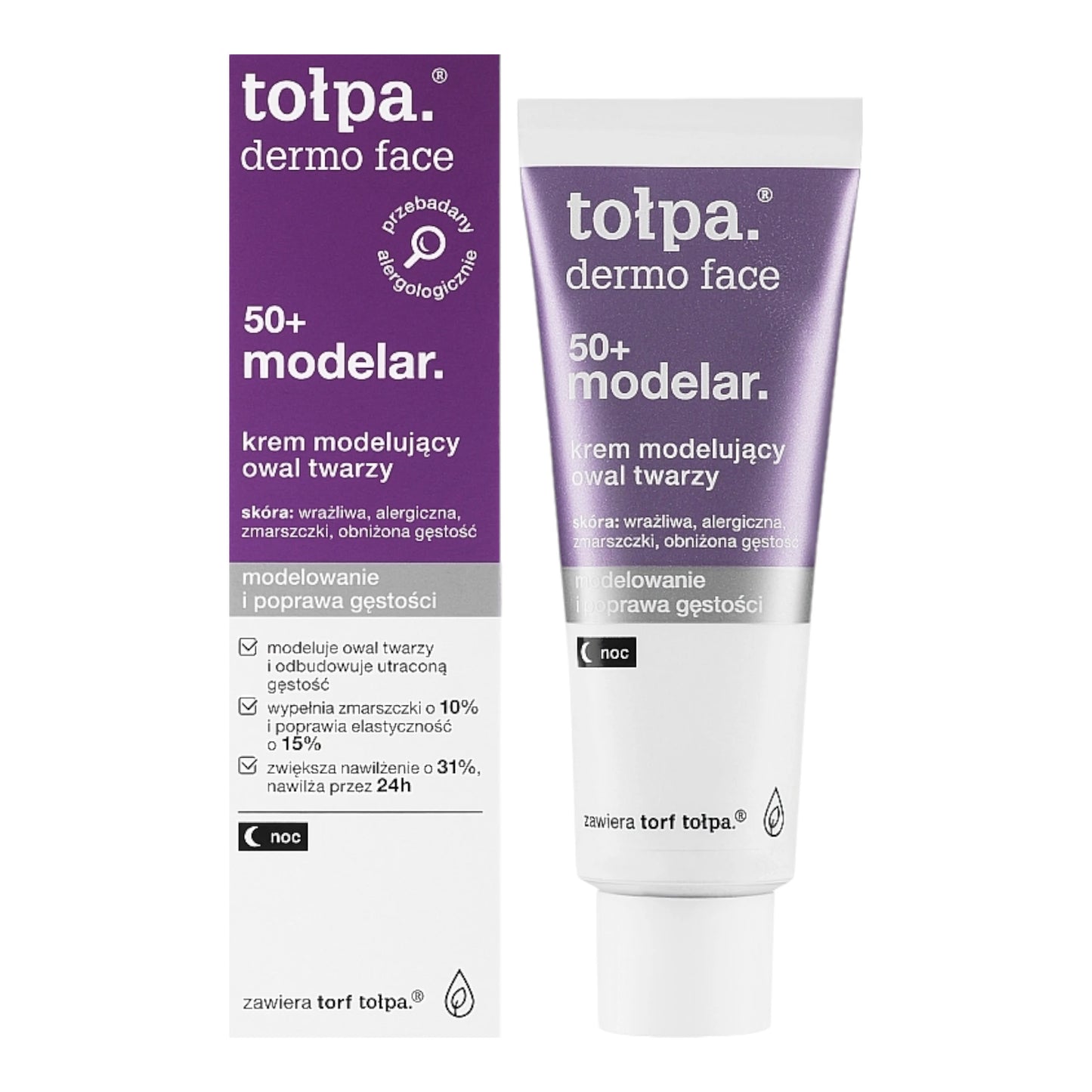 Tołpa Dermo Face, 50+ Modelar krem modelujący owal twarzy 40 ml