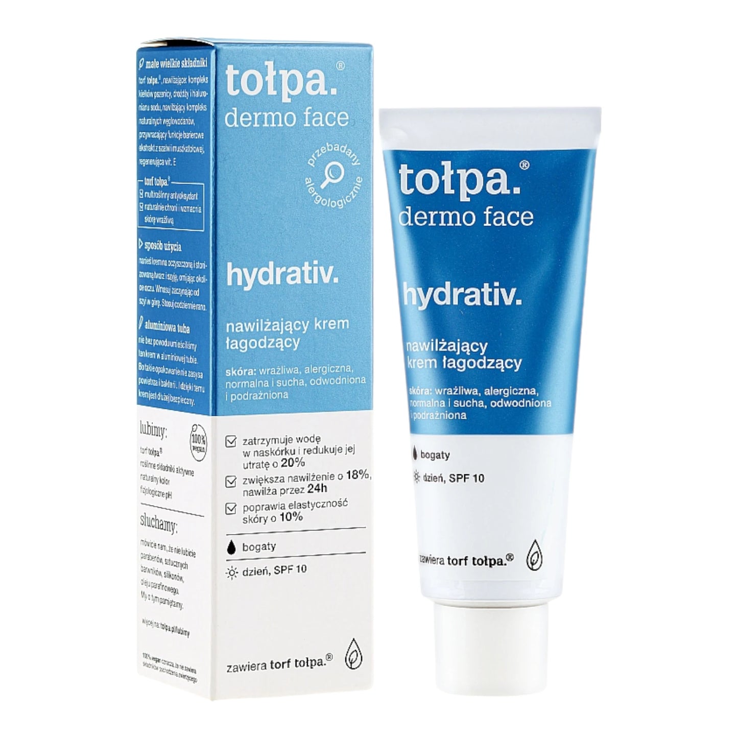 Tołpa Dermo Face, hydrativ hialuronowy krem nawilżający 40 ml