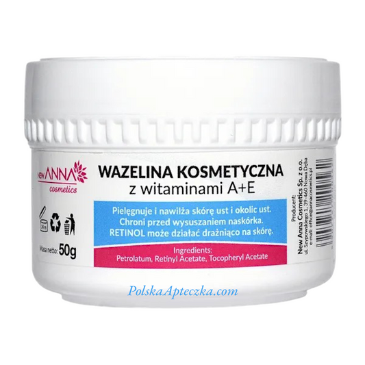 Wazelina kosmetyczna z witaminami A + E 50 g