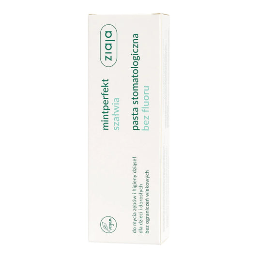 Ziaja Mintperfect Sage Toothpaste Without Fluorine 75 ml