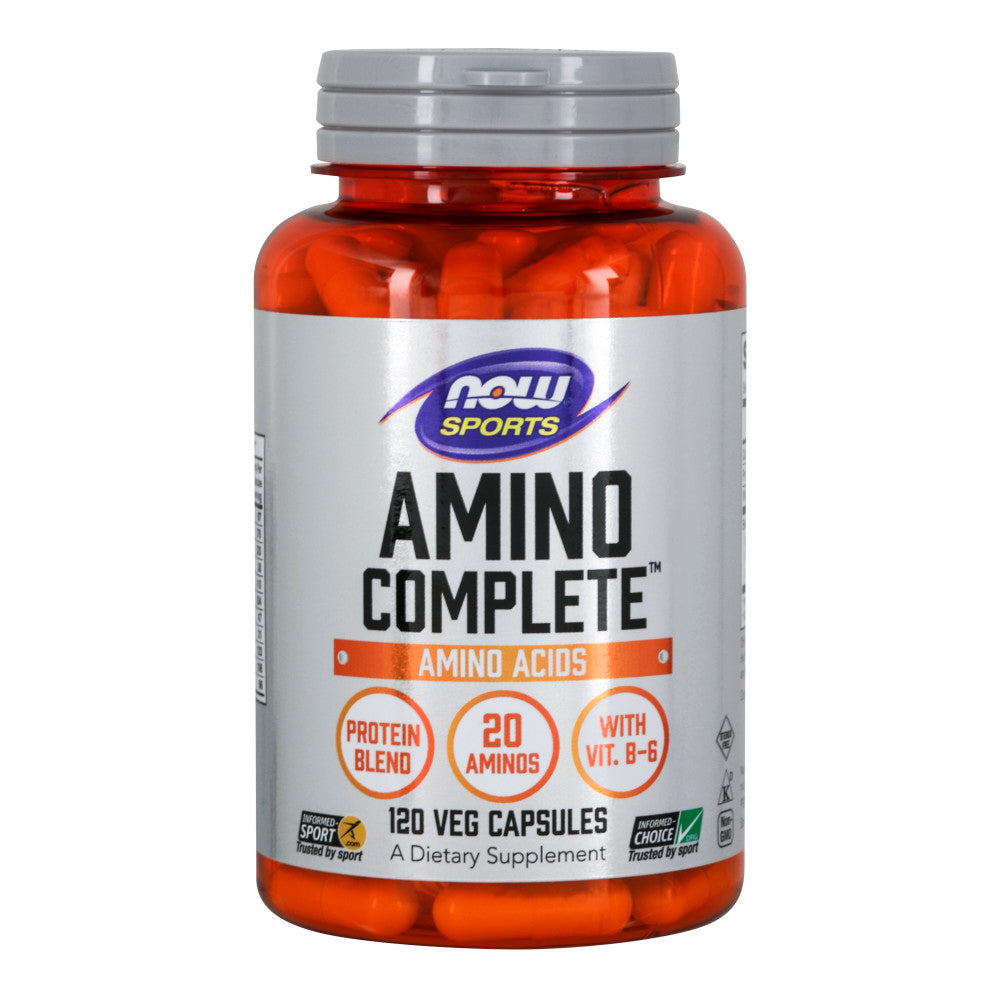 Amino Complete, Protein Blend With 21 Aminos And B-6, 120 Veg Capsules ...