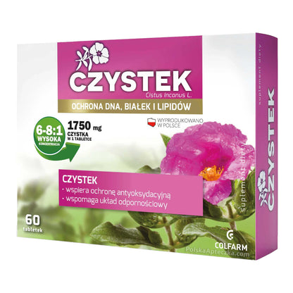 Czystek tabletki 60 kapsułek, Colfarm