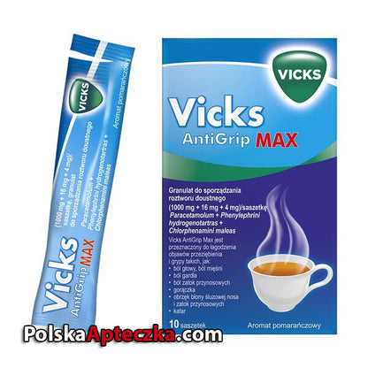 Vicks AntiGrip MAX 10 Saszetek