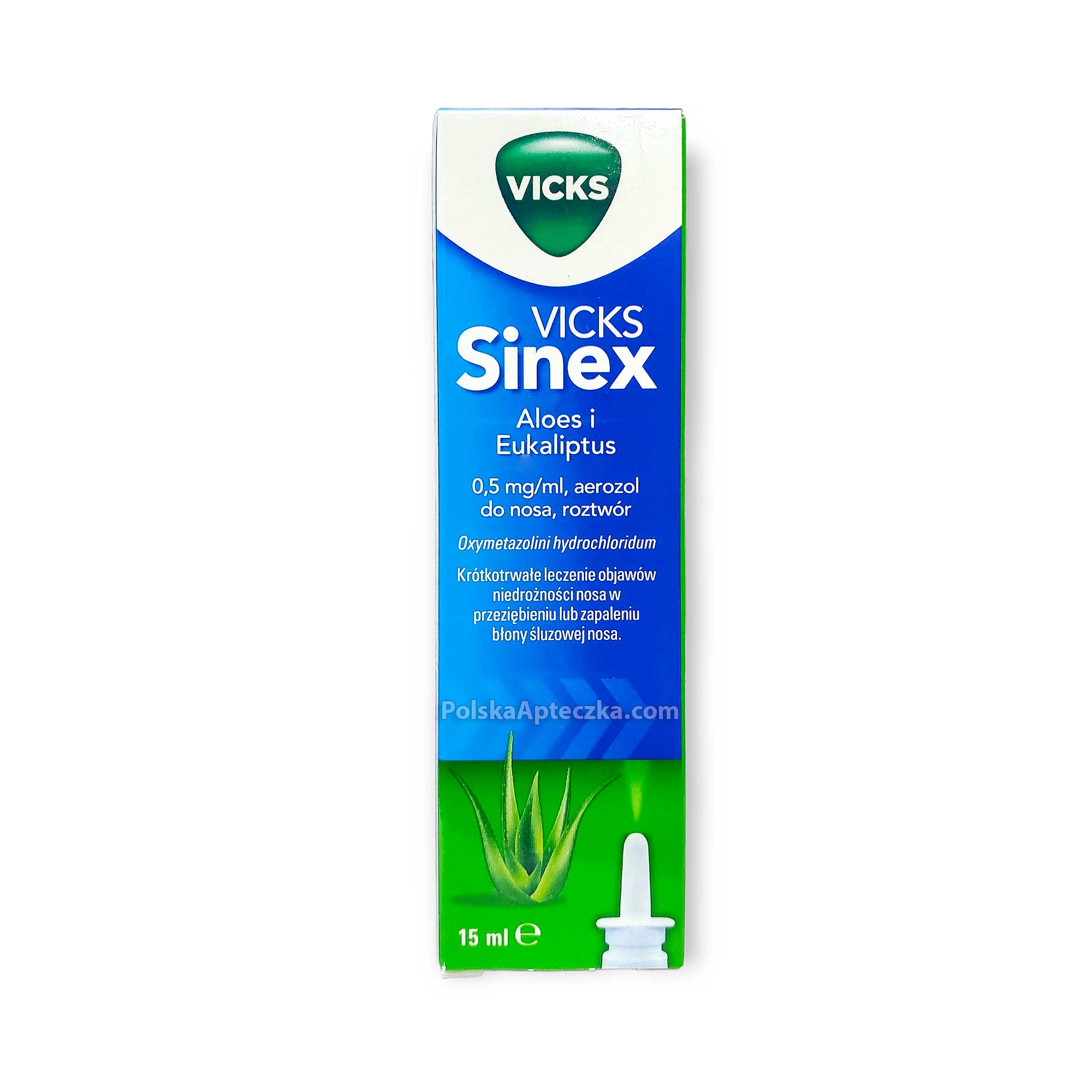 Vicks Sinex Aloes i Eukaliptus aerozol do nosa, 15ml, Novartis ...